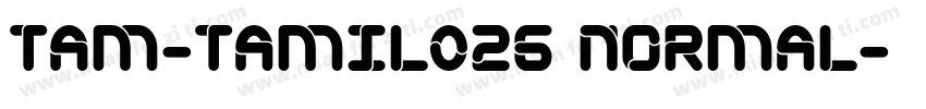 TAM-Tamil026 Normal字体转换